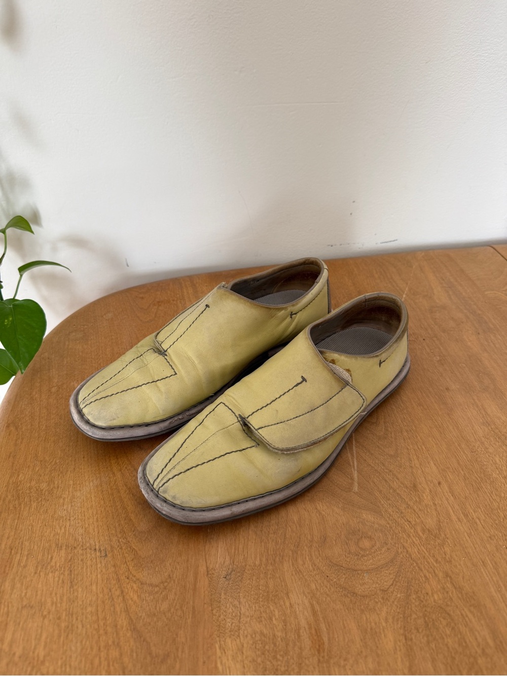 Used vintage 90s prada bowling loafers linea rossa